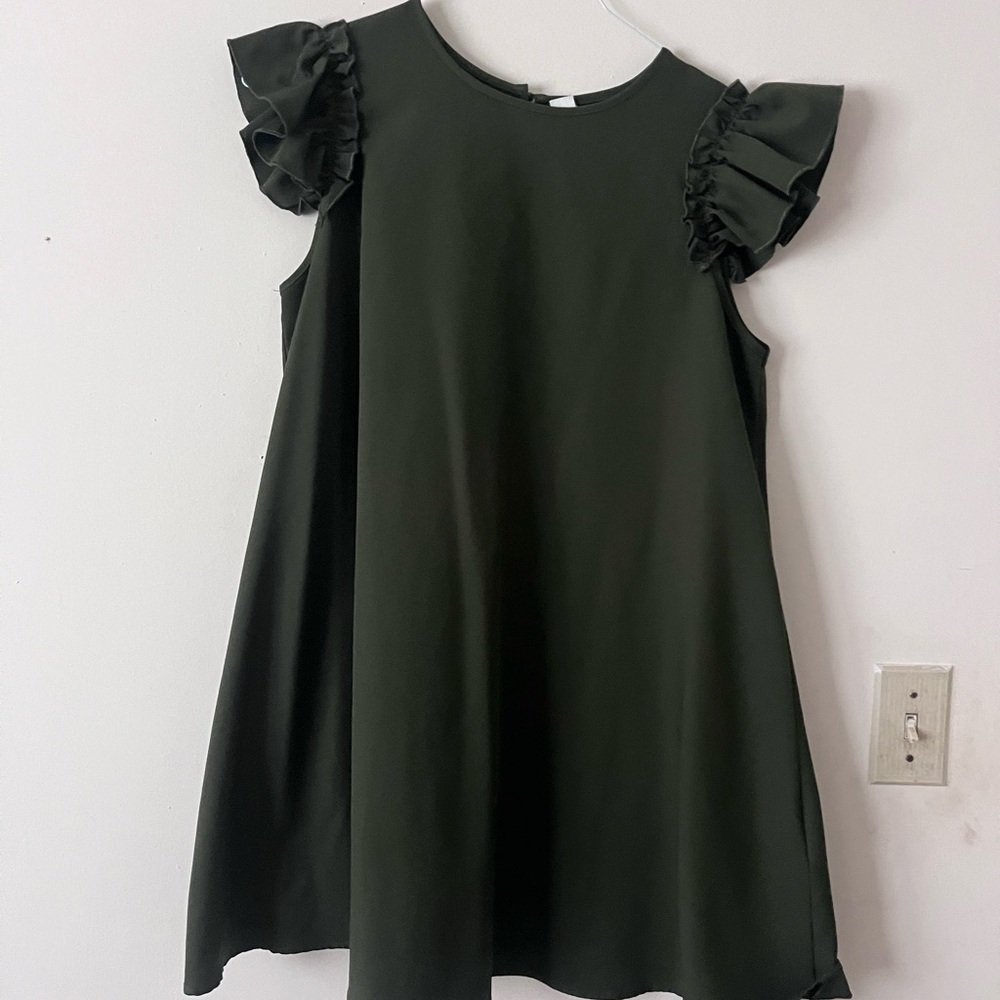 Elegant Green Kids Dress
